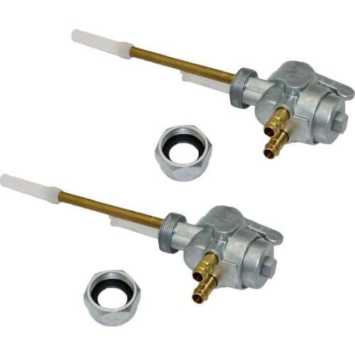 2 Pcs Gas Tank Fuel Valve Petcock Switch For Kawasaki KZ900 KZ1000