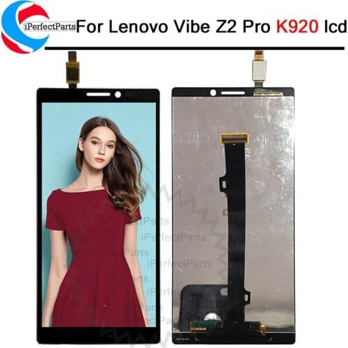 2560x1440 For 6.0" Lenovo VIBE Z2 Pro K920 LCD Display with touch Screen Digitizer Assembly For Lenovo K920 lcd + Tools