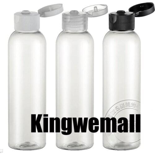 300pcs/lot 150ml Plastic Cream Bottles with Clamshell Cap LW-D-150B