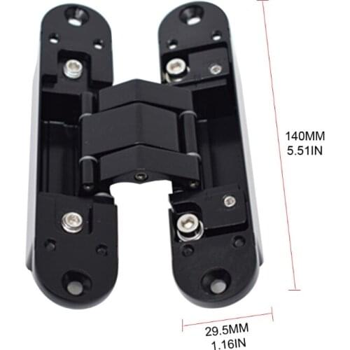 3D adjustable hidden door hinge adjustable conceal hinge /invisible door hinge for 2 hinges W3JE