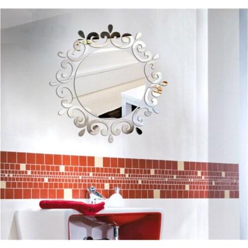 3D stereoscopic mirror wall pasted on the wall