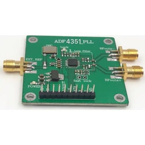 ADF4350 ADF4351 PLL phase locked loop RF signal source frequency synthesizer