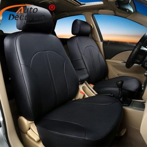 AutoDecorun Custom fit car seat covers for Volkswagen multivan T5 seat cover for VW seat cushion PVC leather cover seat supports