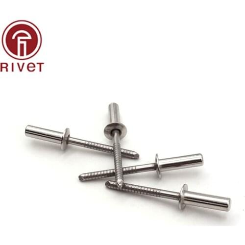 GB12615.4 (M6.4 20PCS) DIN EN ISO 16585 Stainless Steel Round Head Closed End Blind Rivet Sealed Hollow Rivets Blind Rivets
