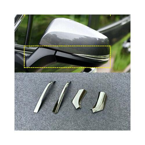 Chrome Rearview Side Mirror Stripe Cover Trim 2pcs For Toyota RAV4 2019 - 2020