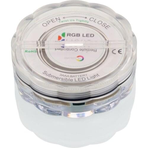 Kitosun 10 LEDs Multi-color Remote Control Submerisible Vase light for wedding decoration LED Vase light Mini candle