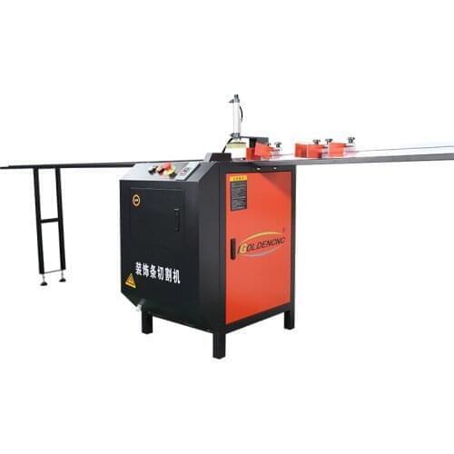 Aluminum copper decorative strips cutting and Metal T-Shaped U-Shaped Seal Edge Banding Strip Cutting Machine