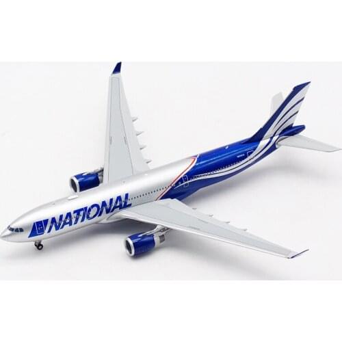 1/400 Scale 330 A330-200 N819CA Air NATIONAL AIRLINES Plane Model Alloy with Lading Gear Aircraft collectible display Airplanes
