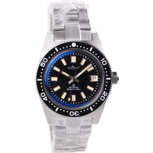 HEIMDALLR Men Diver Watch Mens Automatic Watches 62Mas Mechanical Diving 300M Waterproof Luminous Sapphire NH35 Ceramic Bezel