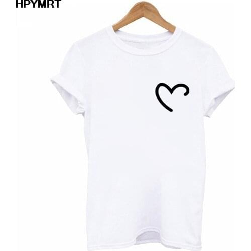 New Fashion Summer T shirt Women Harajuku Simple love Printed Casual Female T-shirts Clothing O-neck Short sleeve T shirt Tops