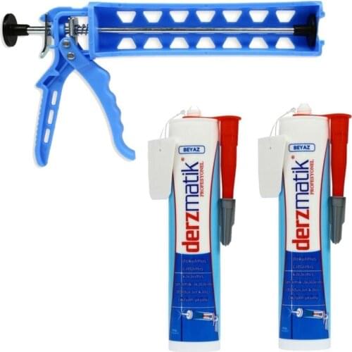 Professional 450 G White 2 Pcs 1 Pcs Gun Professional Grout Aide repair tile pen doldurun wall floor porcelain ceramic