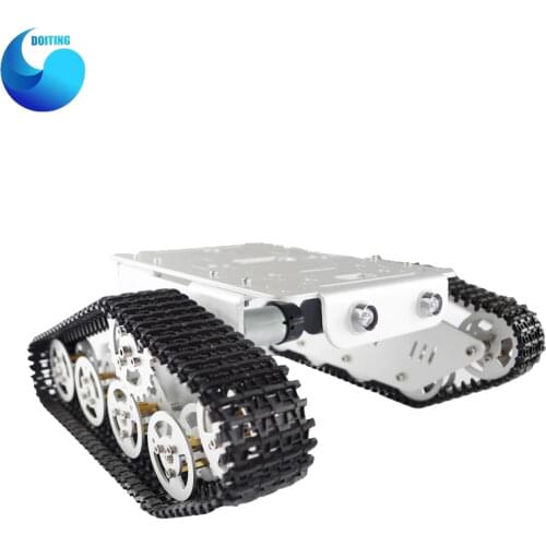 T300 RC Metal Robot Tank Car Chassis Crawler for arduino Tracked Caterpillar Track Chain Vehicle Platform Tractor Toy kit