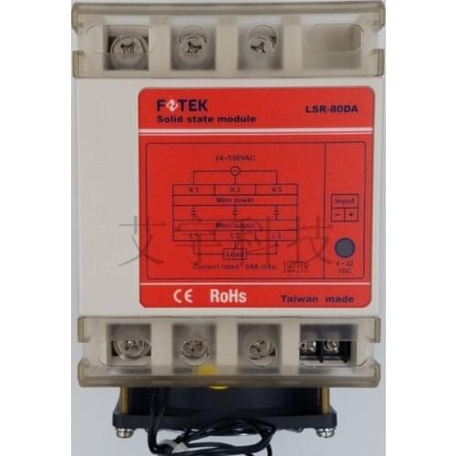 Taiwan new original FOTEK Solid State Relay LSR-80DA