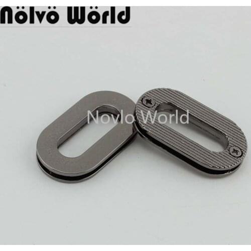 4 pieces test,4 colors,inner width 25*8.7mm,oval eyelet metal eyelets with grommet for leather craft shoe belt bag tag clothes