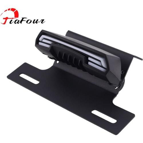 Fit DRZ 400SM 05-21 LED Tail Light Turn signal Blinker Lamp For DRZ 400S DRZ 400E 00-21 Registration License Plate Holder