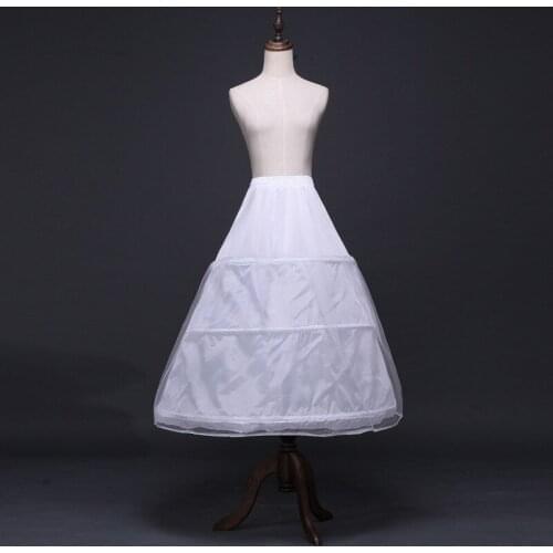 In Stock 3 Hoops Petticoats for wedding dress Wedding Accessories Free Shipping Crinoline Cheap Underskirt For Ball Gown