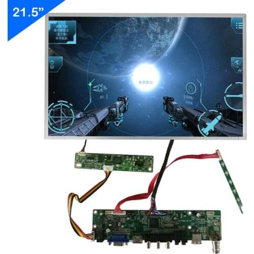 DIY LCD Nesting 21.5 Inch T215HVN01.1 1920*1080 LED Screen Display Multi-Function Control Board Support HDMI VGA USB BNC AV