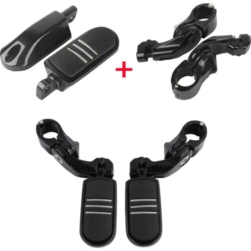 1 Pair Motorcycle Footrests Pedal Pegs Foot Highway For Harley Yamaha Honda SUZUKI GZ250 Intruder 1400 Marauder 800 Savage 650