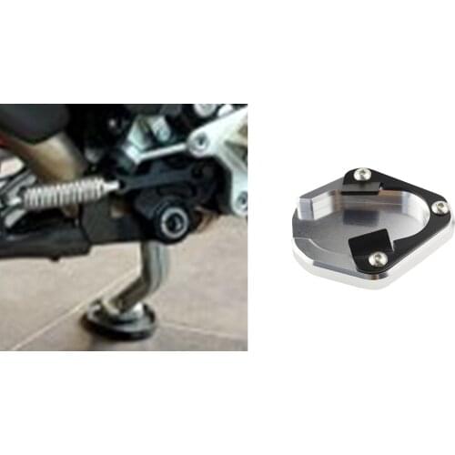 1Pcs Aluminum Motorcycle Kickstand Side Stand Mount Extension Pad Plate For 900 GT LOW PRO 2020-2021