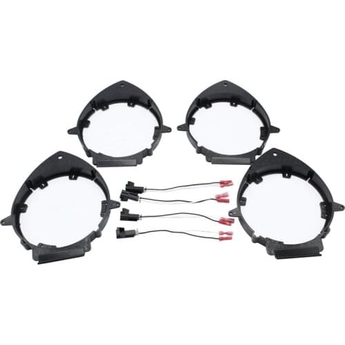 6.5Inch Front & Rear Door Horn Washer Adapters Brackets Speaker Mount Plates Adapters Brackets for Chevrolet GMC Buick