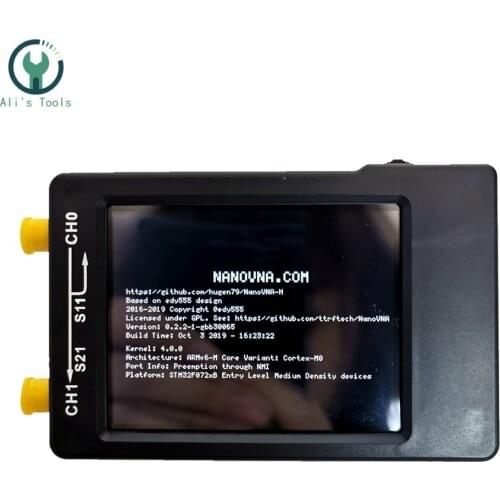 NanoVNA-H Antenna Network Analyzer 50KHz-1.5GHz Frequency Short Wave Vector Analyzer MF/HF/VHF/UHF 2.8" Digital LCD Touch Screen