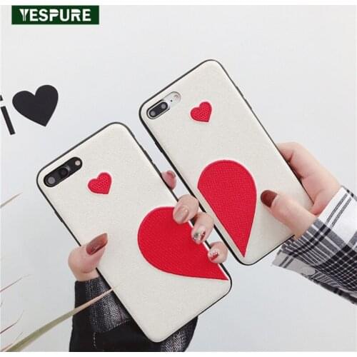 YESPURE Free Shipping Carcasas Fundas for Iphone X 8 8plus 7 7plus 6 6s 6plus Mujer Untra Thin Celular for Lovers