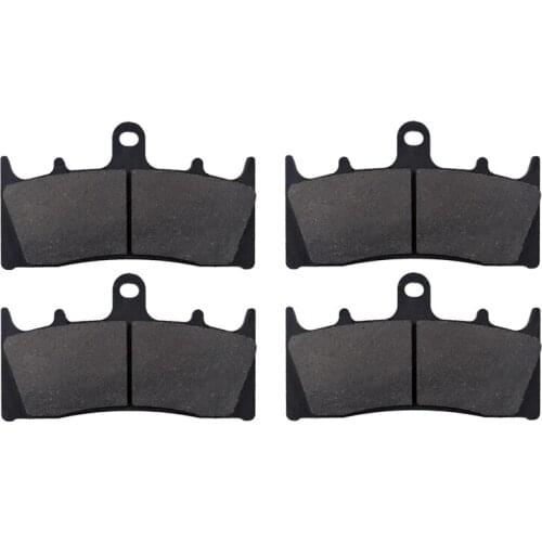 Motorcycle Parts Front Brake Pads Kit For KAWASAKI ZX-6R ZX6R ZX600 1998-2001 ZX-9R ZX9R ZX900 1996-2001 Metal & Brass Alloys