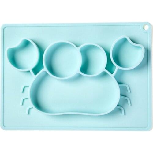 Children Silicone Tray Infant Food Supplement Cassette Tray to Prevent Spilled Sucker