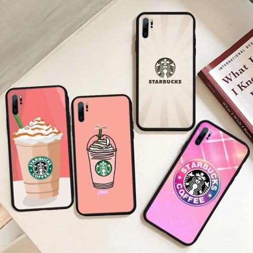 Coffe Latte brand logo luxury fashion Phone Case For Xiaomi Redmi note Mi Huawei honor P smart 8 9 10 S T 20 30 40 lite Pro x