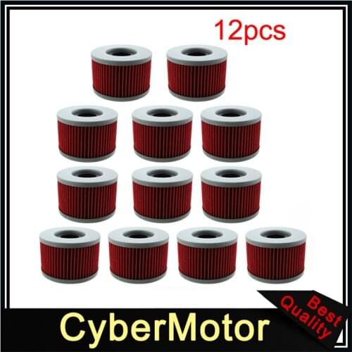 12x Oil Filter For VT250 GL650 VTR250 CBX400 MUV700 SXS700M2 TRX500FA CB350S CB250 CB400 CB350 CB450 CBX550 CBR250RR CM450C