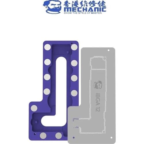 MECHANIC iBGA-12 3D Middle level positioning Ball planting platform planting Mainboard Degumming fixed fixture for iphone 12 pro
