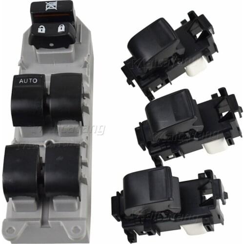 New Lighted Power Window Switch 84820-06070 Glass Frame Riser 84820-02240 4820-52250 For Toyota Vios Corolla RAV4 2009 2010 2011