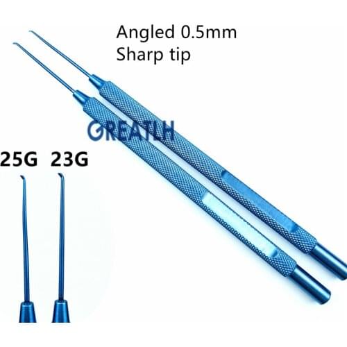Ophthalmic Goniotomy knife Blades Titanium Angled 23G 25G eye tools