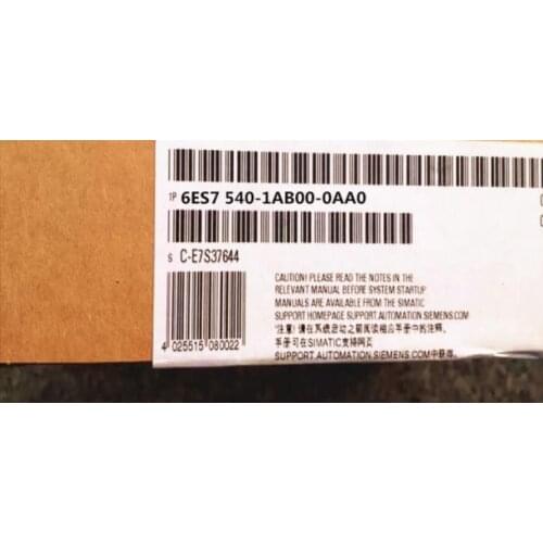 Original In New box 6ES7 540-1AB00-0AA0