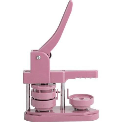 Portable Button Maker Machine Pin Button Round Personalised Badge Punch Press Mold Tool Supplies