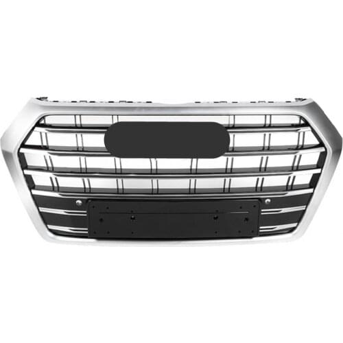 High Quality Brand New Car Modification For SQ5 Style Front Bumper Hood Mesh Grill Grille Fit for Audi Q5 2018 2019