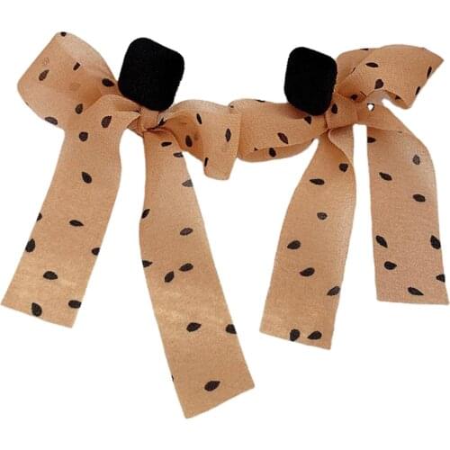 1PC Bowknot Exquisite Ribbon Earrings Pendant for Women Gift Valentines Day