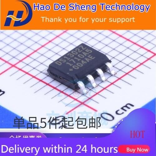 10PCS/LOT DS1302Z+T&R SOIC-8 CLOCK/CALENDAR I2CInterface Charging Time New Original In Stock