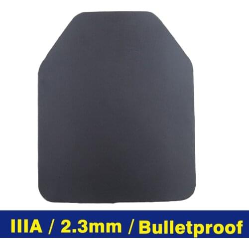 2.3mm IIIA Bulletproof Panel Body Armor Steel Plate Chest Board Heart Protection Bullet proof Plate against 7.62mm caliber