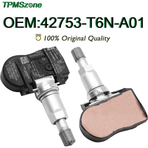 433MHz Car TPMS Tyre Sensor 42753-T6N-A01 Tire Pressure Monitoring System For Honda Acura Odyssey Pilot Ridgeline 42753T6NA01