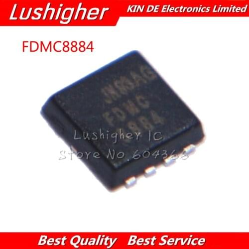 5pcs FDMC 8884 QFN FDMC8884 QFN-8 MOSFET