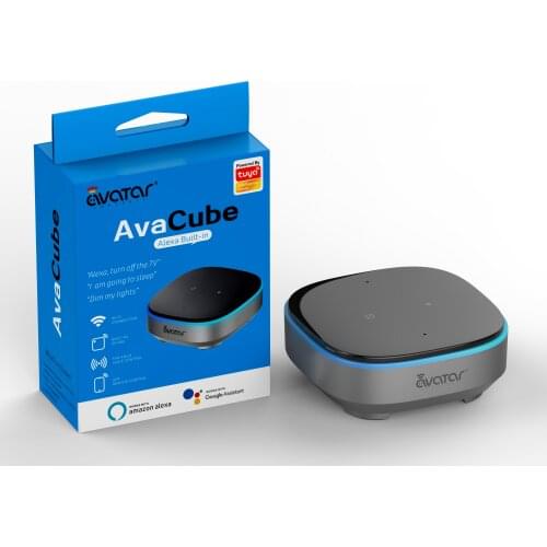 Avacube Alexa Built-in Wifi IR Blaster AI Speaker Can Voice Control TUYA All Smart Devices And Support Play News Music