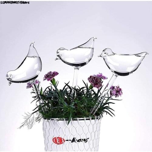 14 Style Automatic Flower Self Watering Device Plastic Plant Waterer Globes Bird Owl Heart Shape Indoor Outdoor