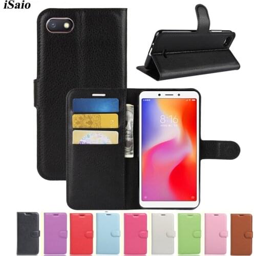 For Xiaomi Redmi 6A Wallet Case Flip Leather Phone Cover Xiami Redmi 6A Capas Luxury Case Xiomi Redmi 6A Coque Global Version