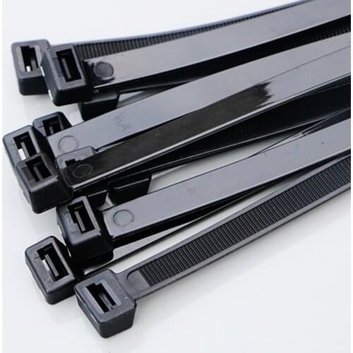 30 PCS of black self-locking plastic nylon cable ties, cable ties fixing ring, cable ties cable ties, nylon cable ties 8 * 450