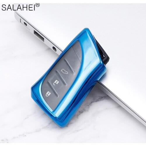 Colorful Soft TPU Car Remote Key Case Cover Holder For Lexus IS ES GS GX LS500H NX RX LX LC RC 200 250 570 2018 2019 Accessories