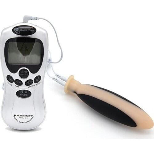 Electric Sex Toys For Couples Large Silicone Anal Plug Sex Products Electro Shock Butt Plug Anal Vaginal Massage Sex Toys