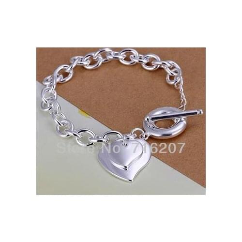 H284 Free Shipping Bracelet Fashion Jewelry Bracelet The Double Heart licenses TO Bracelet ayka jpra