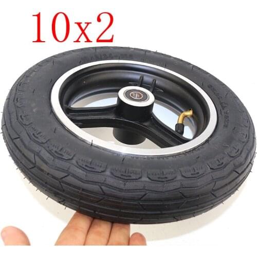 10 x 2/54-152 Tire and rims hub combo,for Kid Schwinn Tricycle,baby stroller,Electric scooter,Wheelbarrow 10*2 tyre wheel