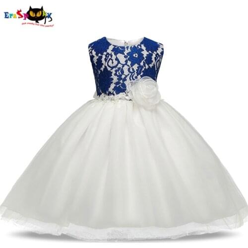 Baby Girl Party Wedding Dress for Girls Clothes Kids Summer Sleeveless Princess Dress Rose Flower Girls Dresses for Clothing